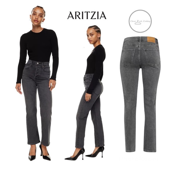 Aritzia Denim - Denim Forum The Arlo High Rise Straight Size 24